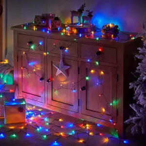 200 Battery Powered String Lights - Multi Coloured